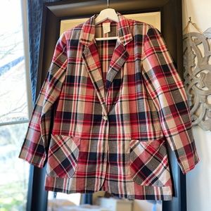 Plaid Blazer